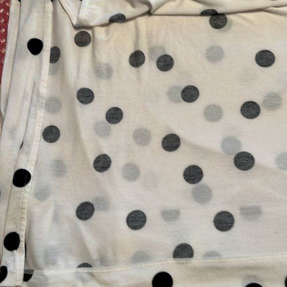 SOMA WHITE WITH BLACK DOTS LONG NIGHT GOWN SIZE XL 93% RAYON 7% SPANDEX WASHABLE - Picture 10 of 10